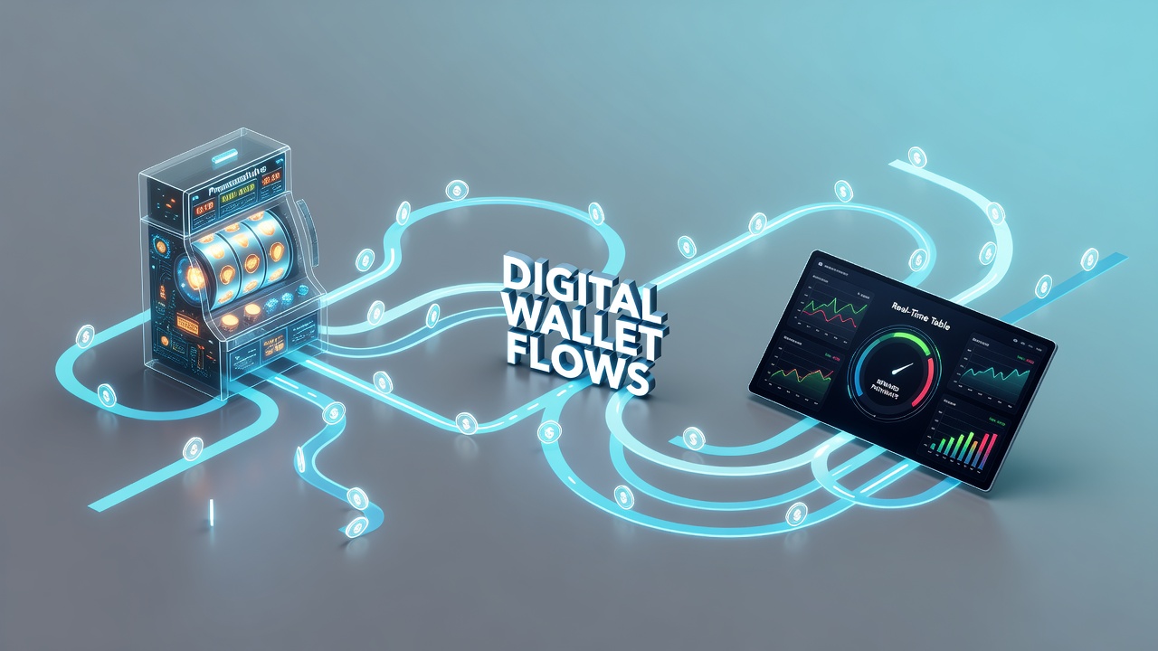 Real-time reward pathways linking slot jackpots, table sessions, and sports wagers via digital wallet technology